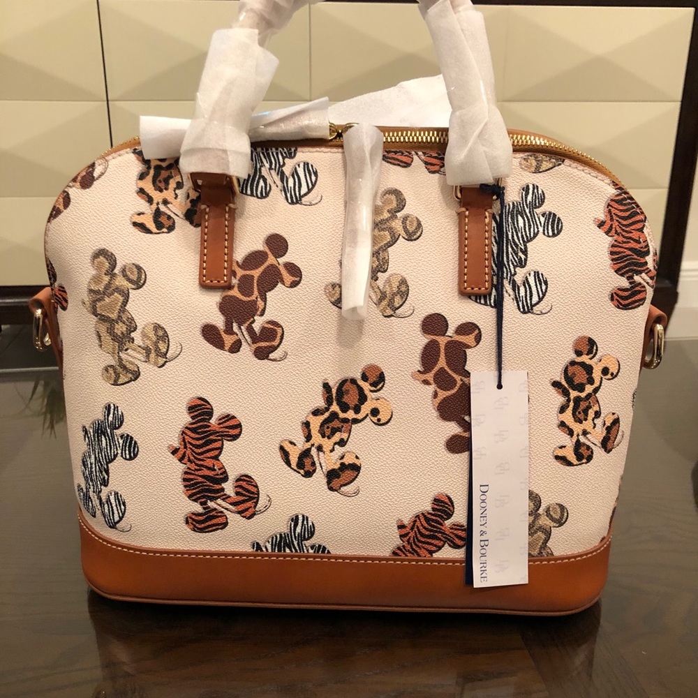 Disney Dooney and Bourke Animal Mickey AP Satchel - Picture 2 of 10